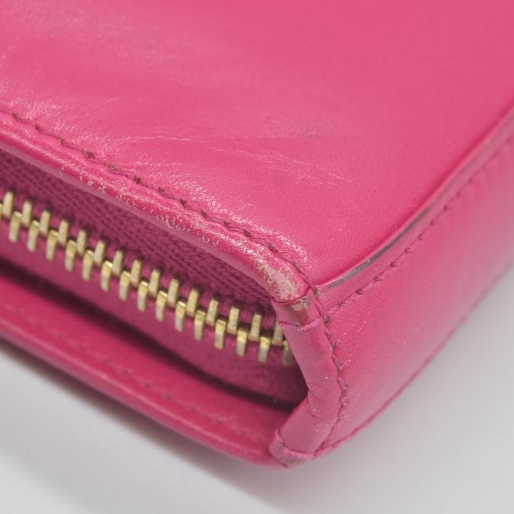Saint Laurent Pink Organizer Wallet CONSIGNMENT