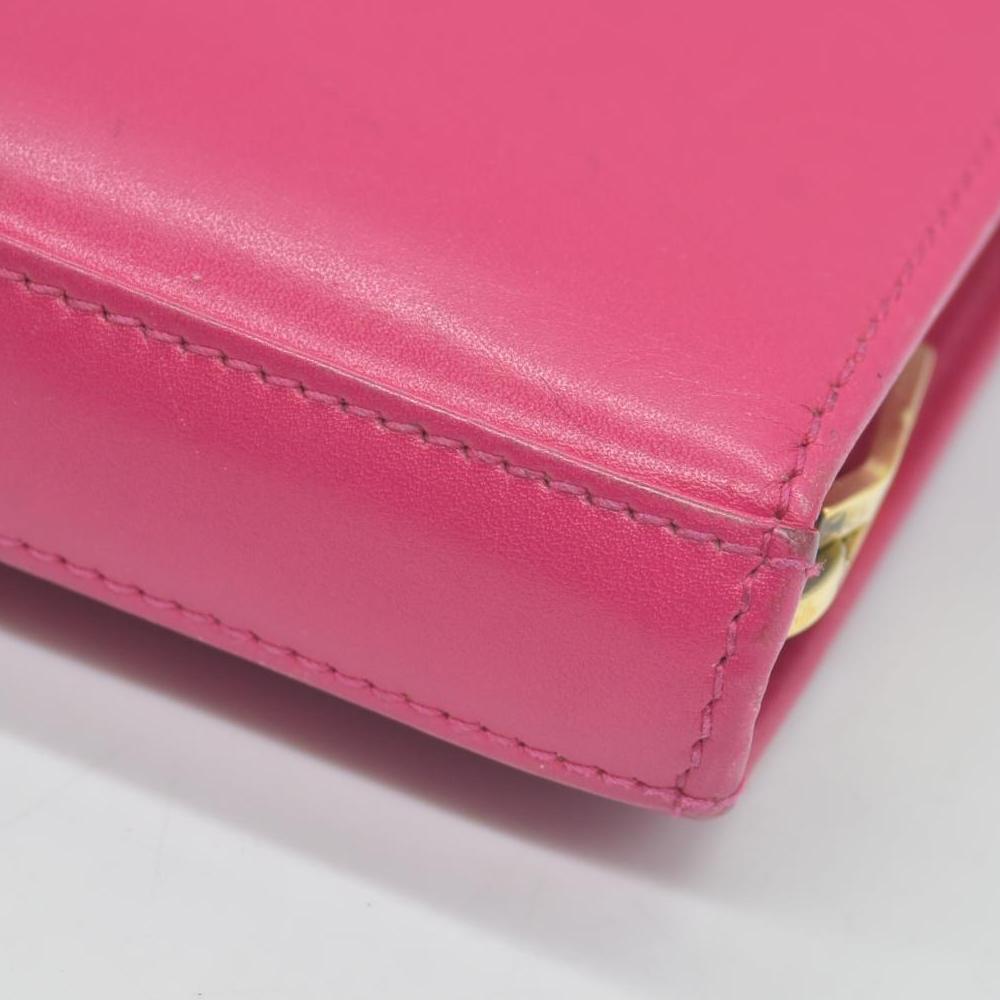 Saint Laurent Pink Organizer Wallet CONSIGNMENT