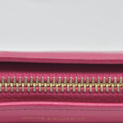 Saint Laurent Pink Organizer Wallet CONSIGNMENT