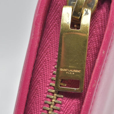 Saint Laurent Pink Organizer Wallet CONSIGNMENT