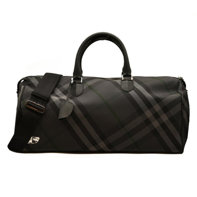 Burberry Nylon Grid Duffle Bag