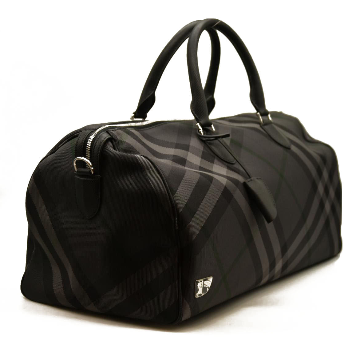 Burberry Nylon Grid Duffle Bag