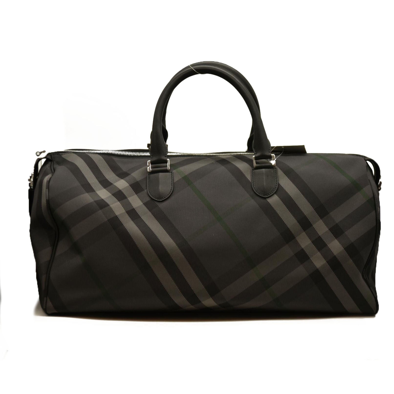Burberry Nylon Grid Duffle Bag