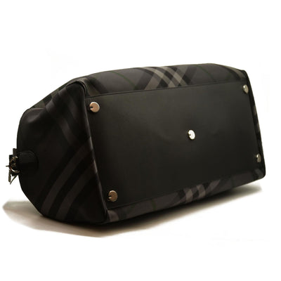 Burberry Nylon Grid Duffle Bag