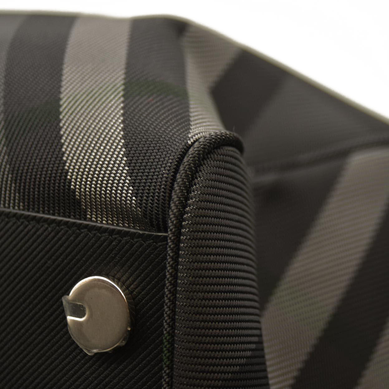 Burberry Nylon Grid Duffle Bag