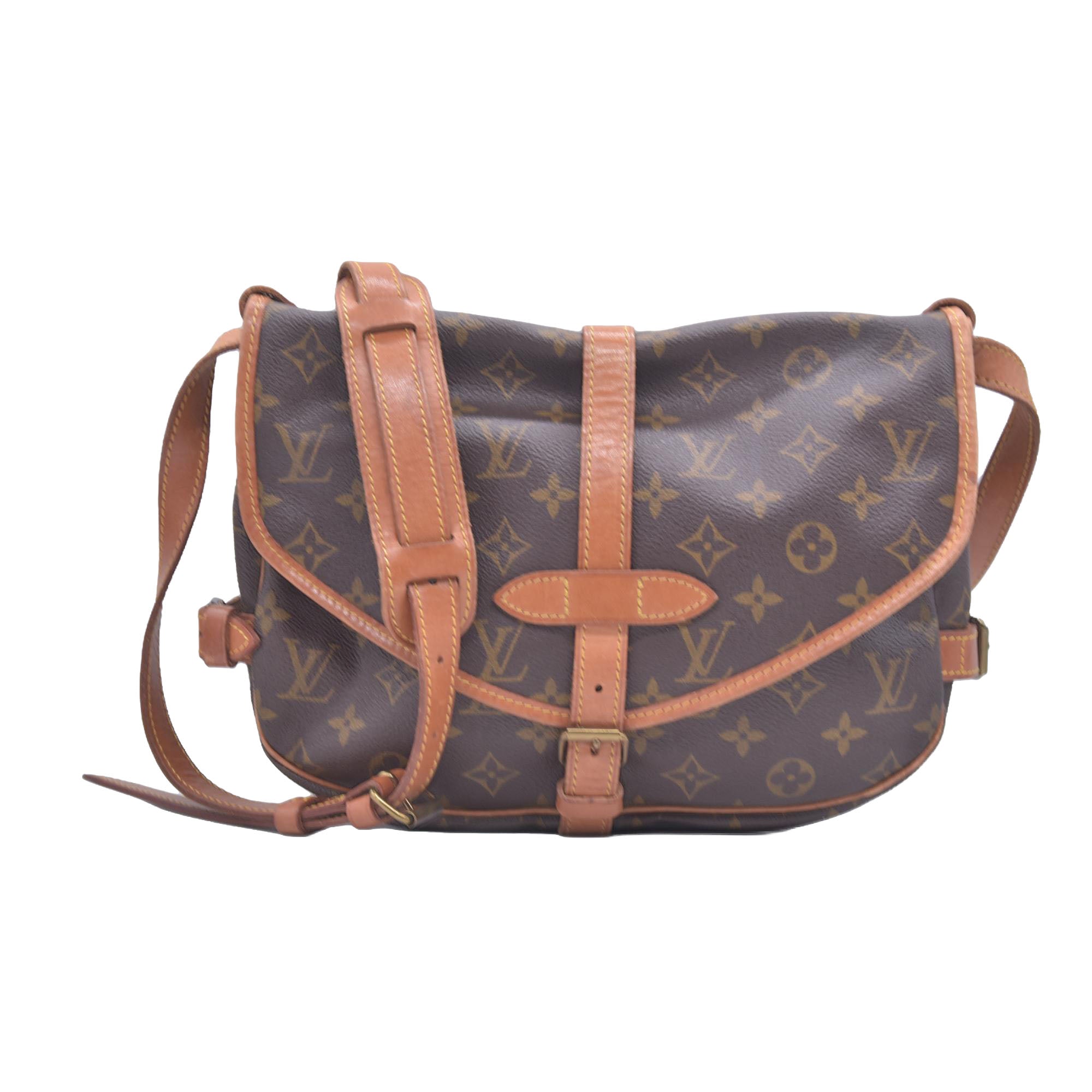 $1260 Louis Vuitton Monogram Saumur 30 CONSIGNMENT