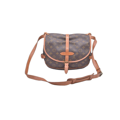 $1260 Louis Vuitton Monogram Saumur 30 CONSIGNMENT
