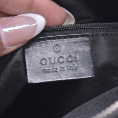 Gucci  Canvas Zip Shoulder Hobo CONSIGNMENT