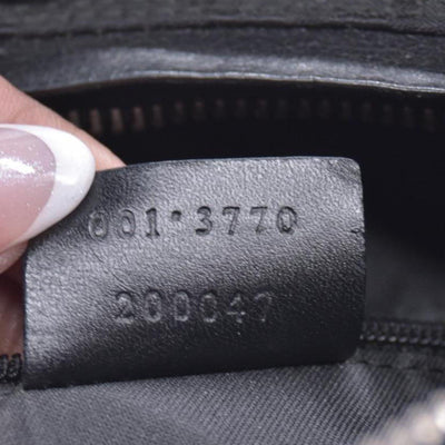 Gucci  Canvas Zip Shoulder Hobo CONSIGNMENT