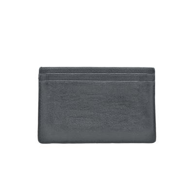 $575 Chanel Smooth Leather CC Card Holder Black CONSIGNMENT
