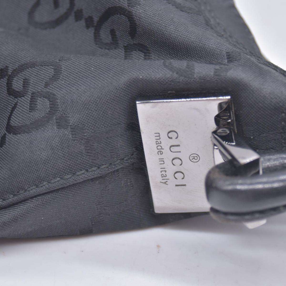 Gucci  Canvas Zip Shoulder Hobo CONSIGNMENT