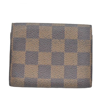 $315 LOUIS VUITTON Damier Ebene Envelope Business Card Holder CONSIGNMENT