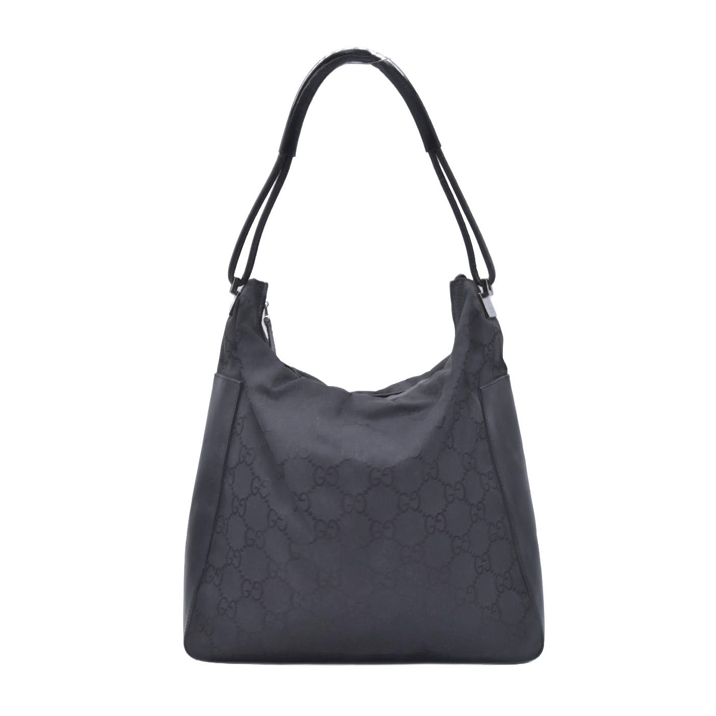 Gucci  Canvas Zip Shoulder Hobo CONSIGNMENT