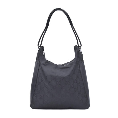 Gucci  Canvas Zip Shoulder Hobo CONSIGNMENT