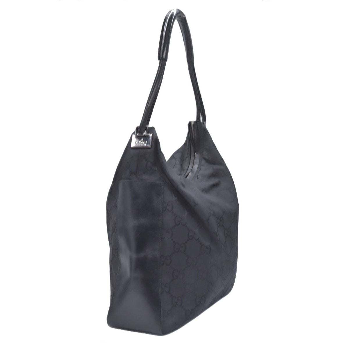 Gucci  Canvas Zip Shoulder Hobo CONSIGNMENT