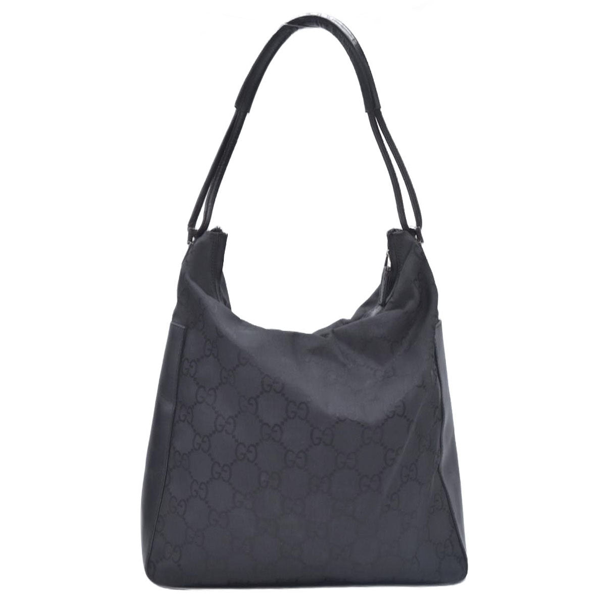 Gucci  Canvas Zip Shoulder Hobo CONSIGNMENT