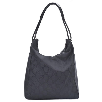 Gucci  Canvas Zip Shoulder Hobo CONSIGNMENT