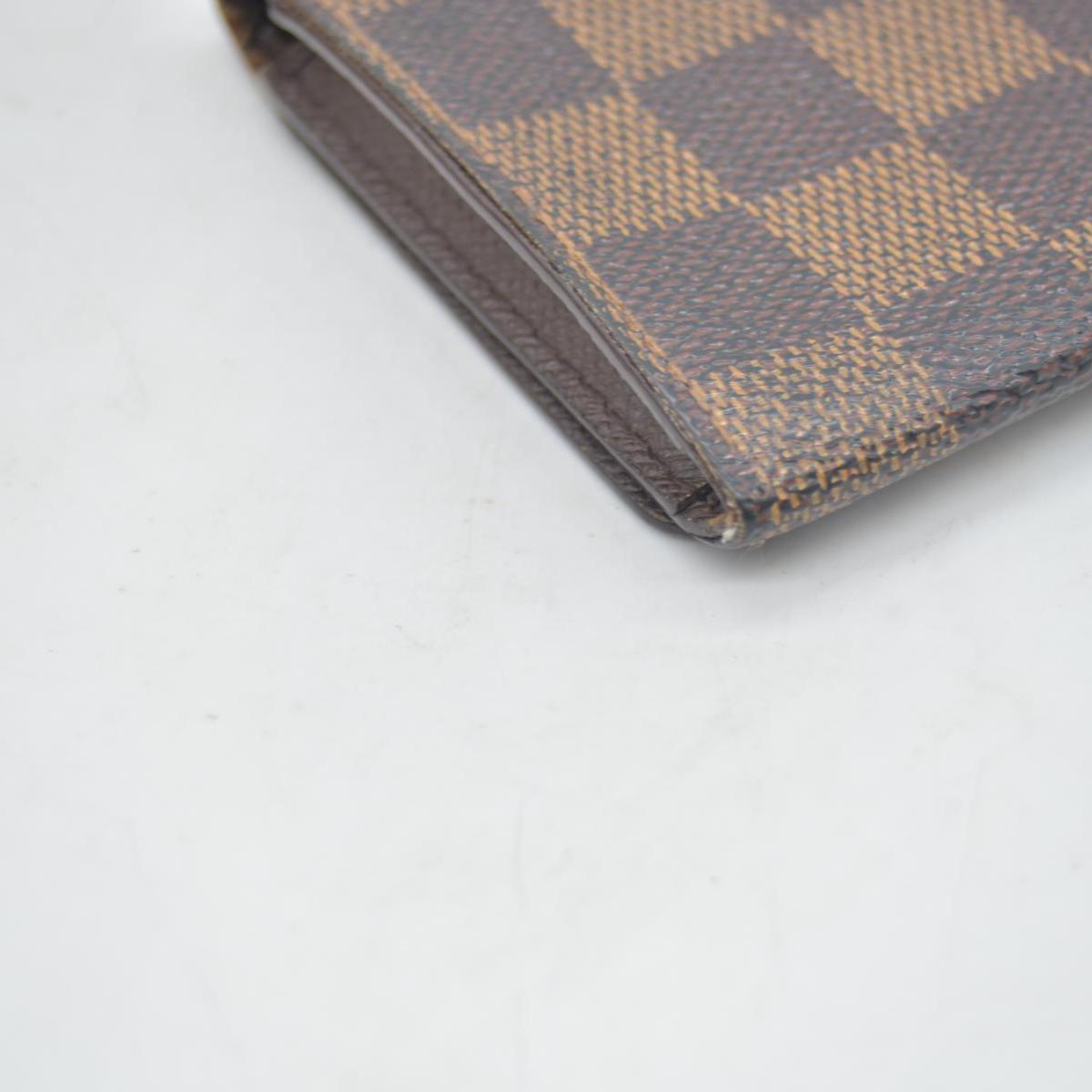 $315 LOUIS VUITTON Damier Ebene Envelope Business Card Holder CONSIGNMENT