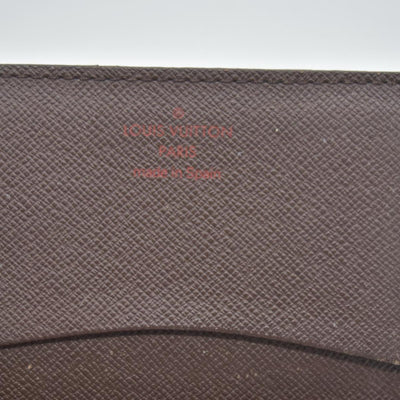 $315 LOUIS VUITTON Damier Ebene Envelope Business Card Holder CONSIGNMENT