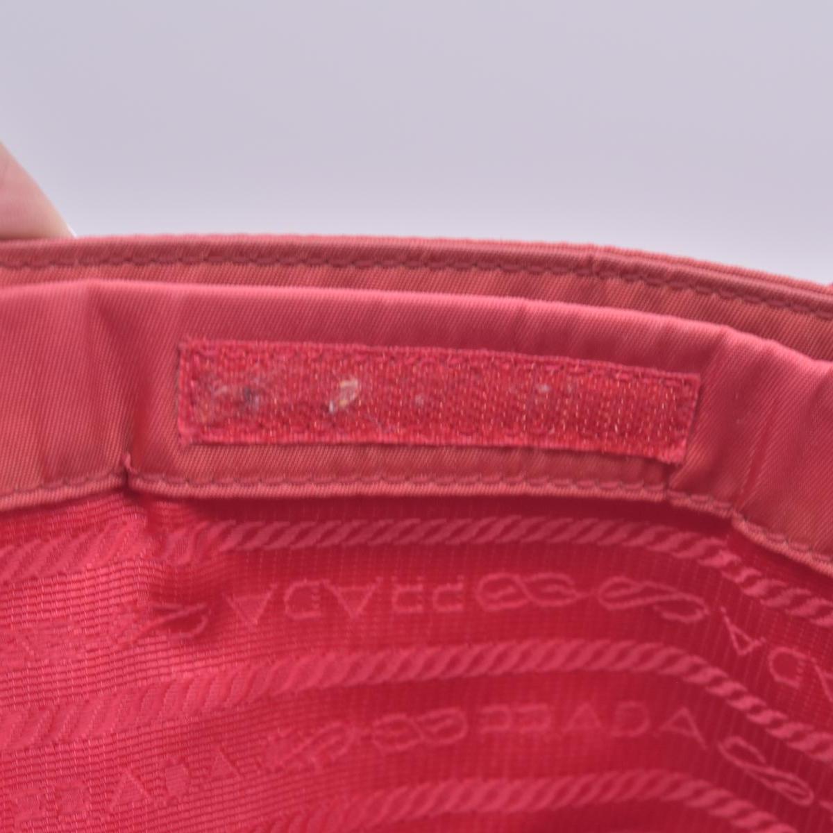 Prada  Tessuto Nylon Shoulder Bag Pink CONSIGNMENT