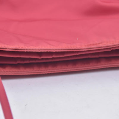 $850 Prada Vintage Tessuto Nylon Shoulder Bag Pink CONSIGNMENT 10020933