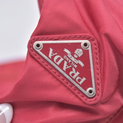 Prada  Tessuto Nylon Shoulder Bag Pink CONSIGNMENT