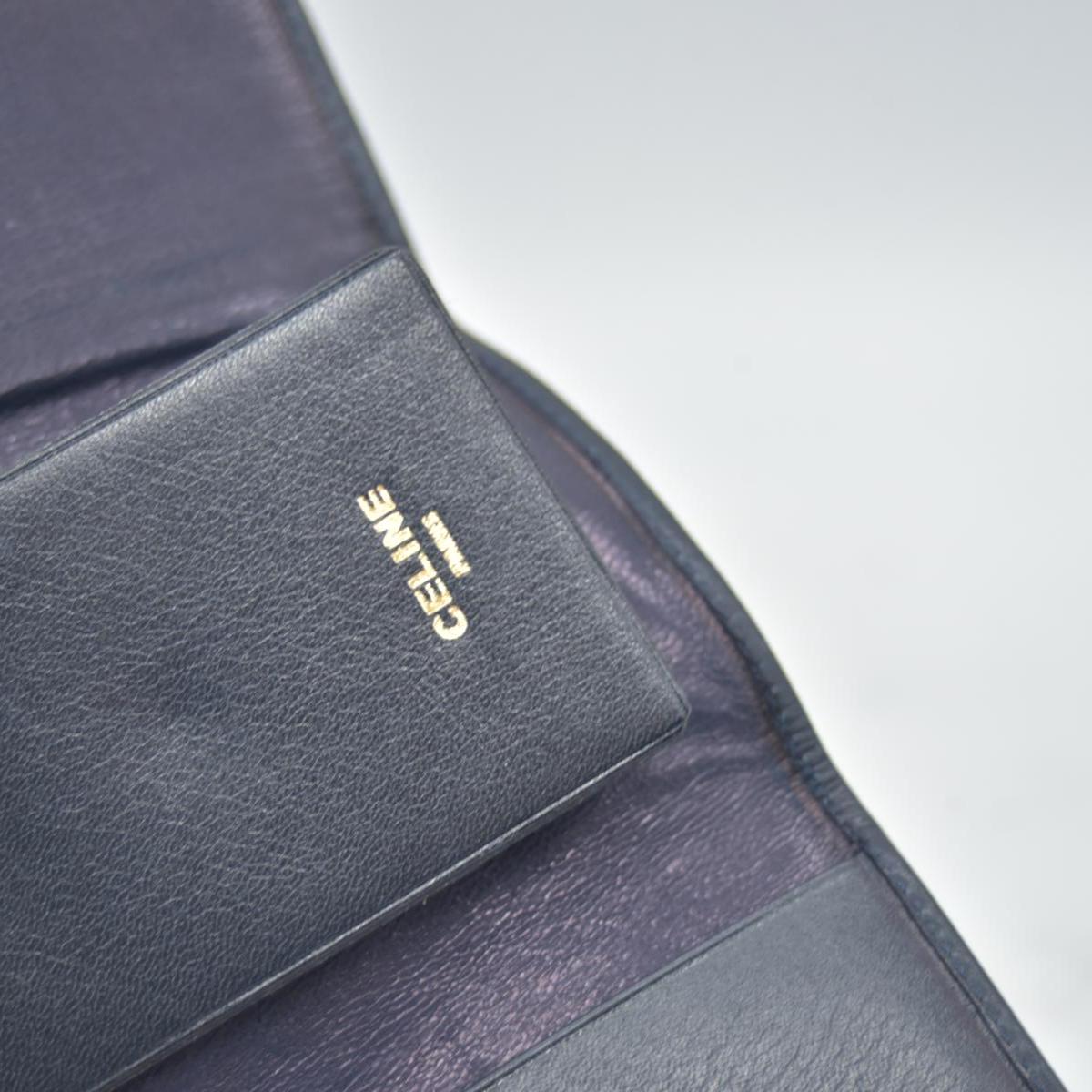 $590 CELINE Monogram Denim Wallet CONSIGNMENT