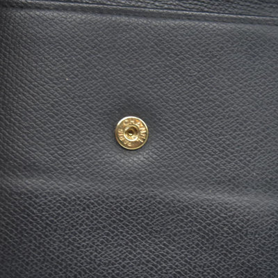 $609 Chanel Black Calfskin Leather Mini Coco Button Trifold Compact Wallet CONSIGNMENT