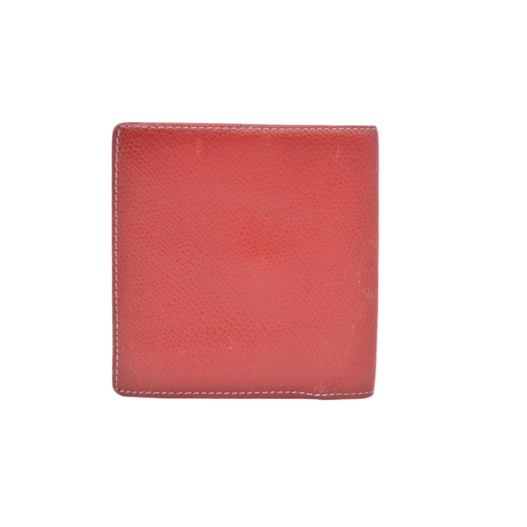 vintage Loewe Anagram Bifold Wallet crafted in red CONSIGNMENT