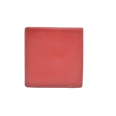 vintage Loewe Anagram Bifold Wallet crafted in red CONSIGNMENT