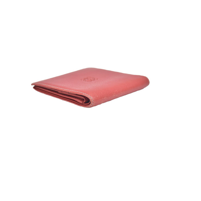 vintage Loewe Anagram Bifold Wallet crafted in red CONSIGNMENT