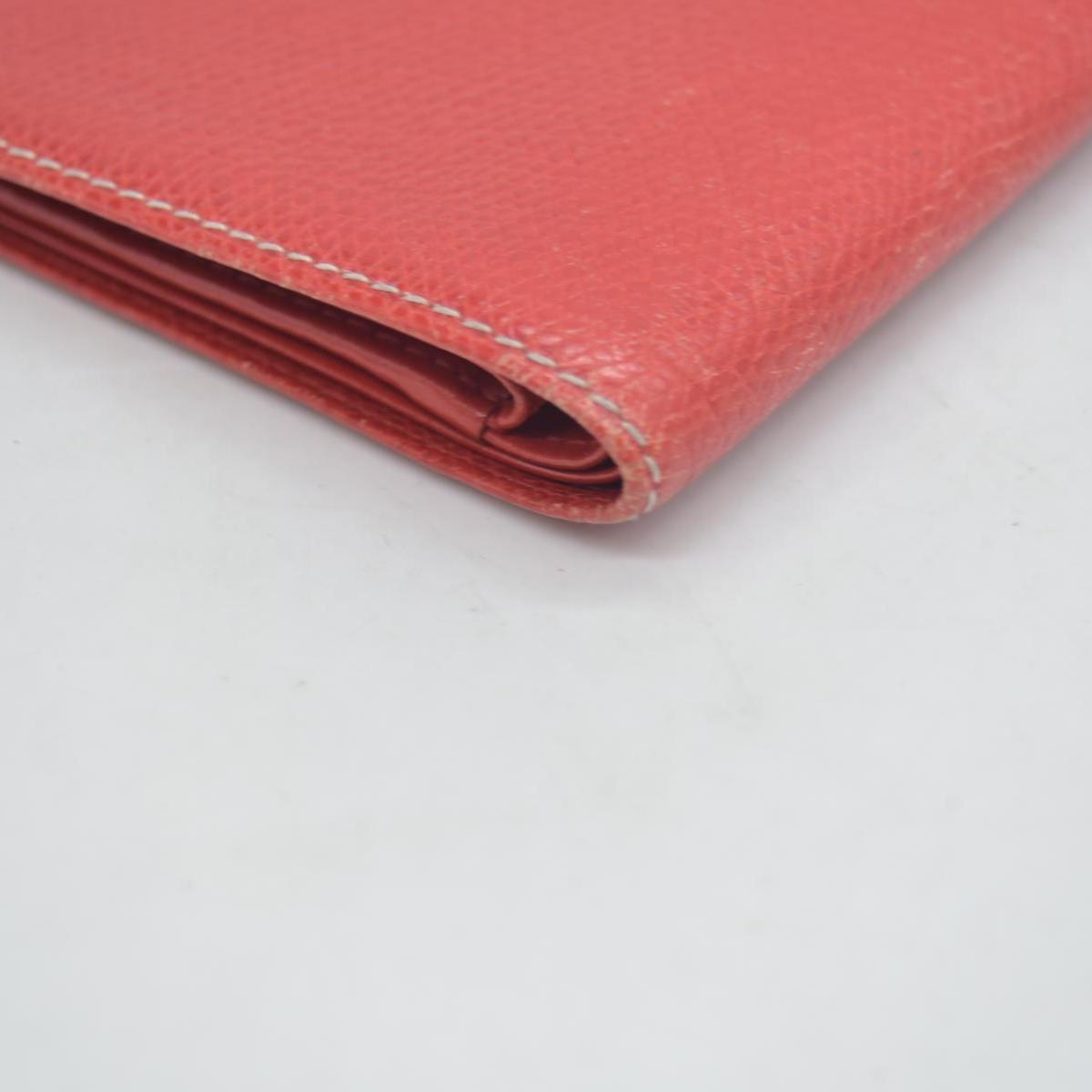vintage Loewe Anagram Bifold Wallet crafted in red CONSIGNMENT
