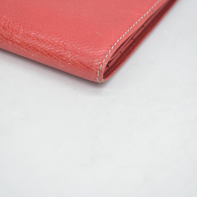 vintage Loewe Anagram Bifold Wallet crafted in red CONSIGNMENT
