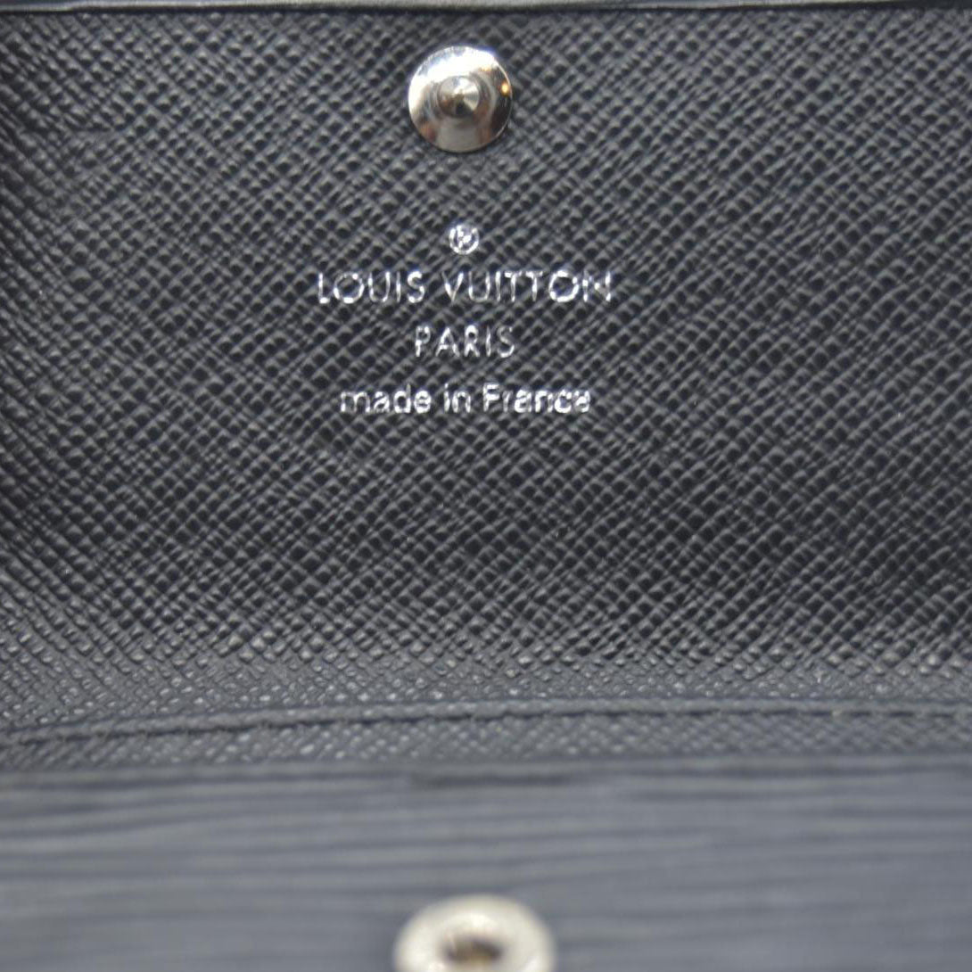 $445 Louis Vuitton Epi 6 Key Multicles Key Holder Black CT5200