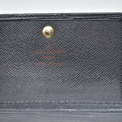 $445 Louis Vuitton Epi 6 Key Multicles Key Holder Black CA0043
