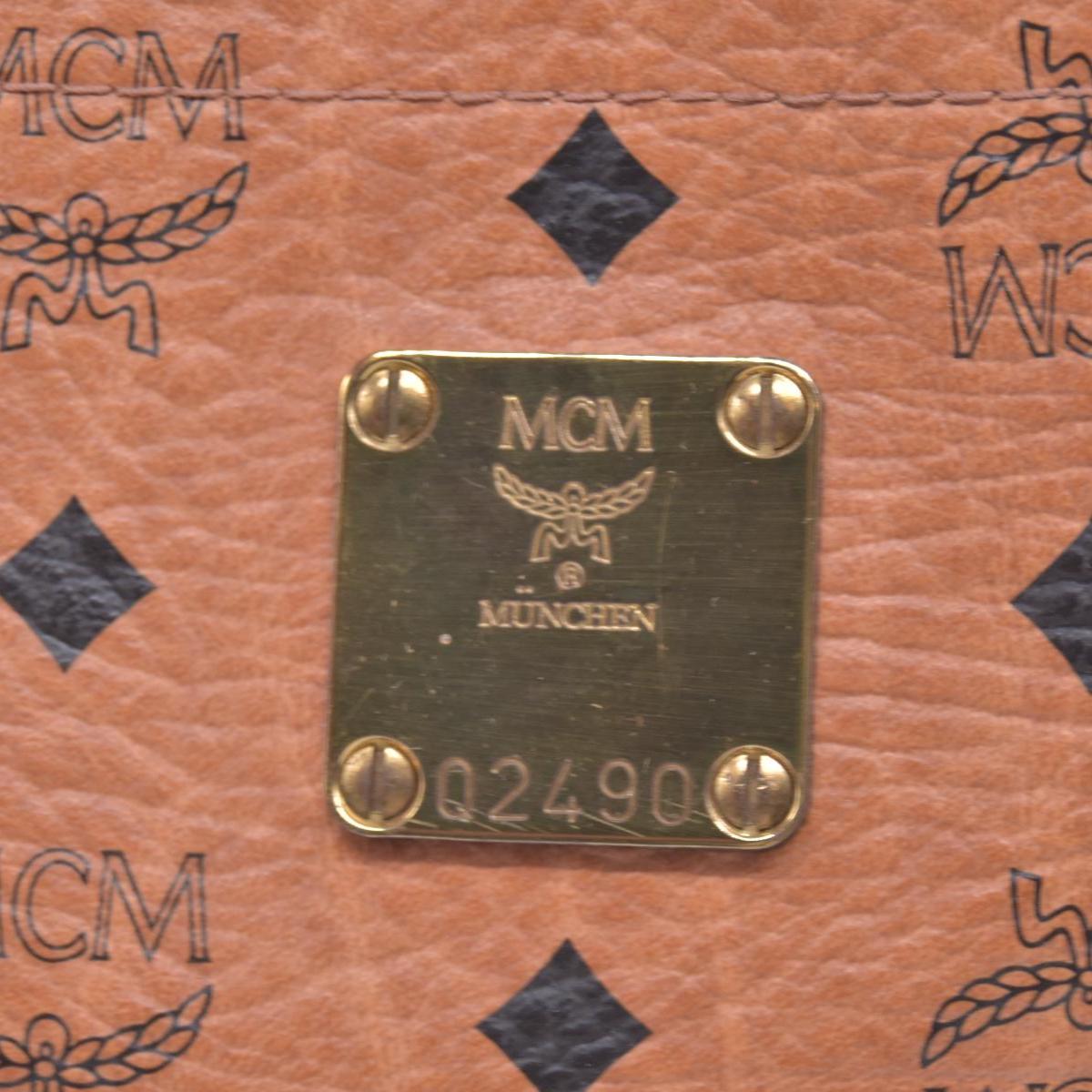 MCM  Logo Monogram Coated Canvas Tote Bag CONSIGNMENT