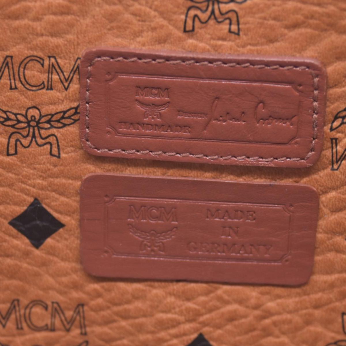 MCM  Logo Monogram Coated Canvas Tote Bag CONSIGNMENT
