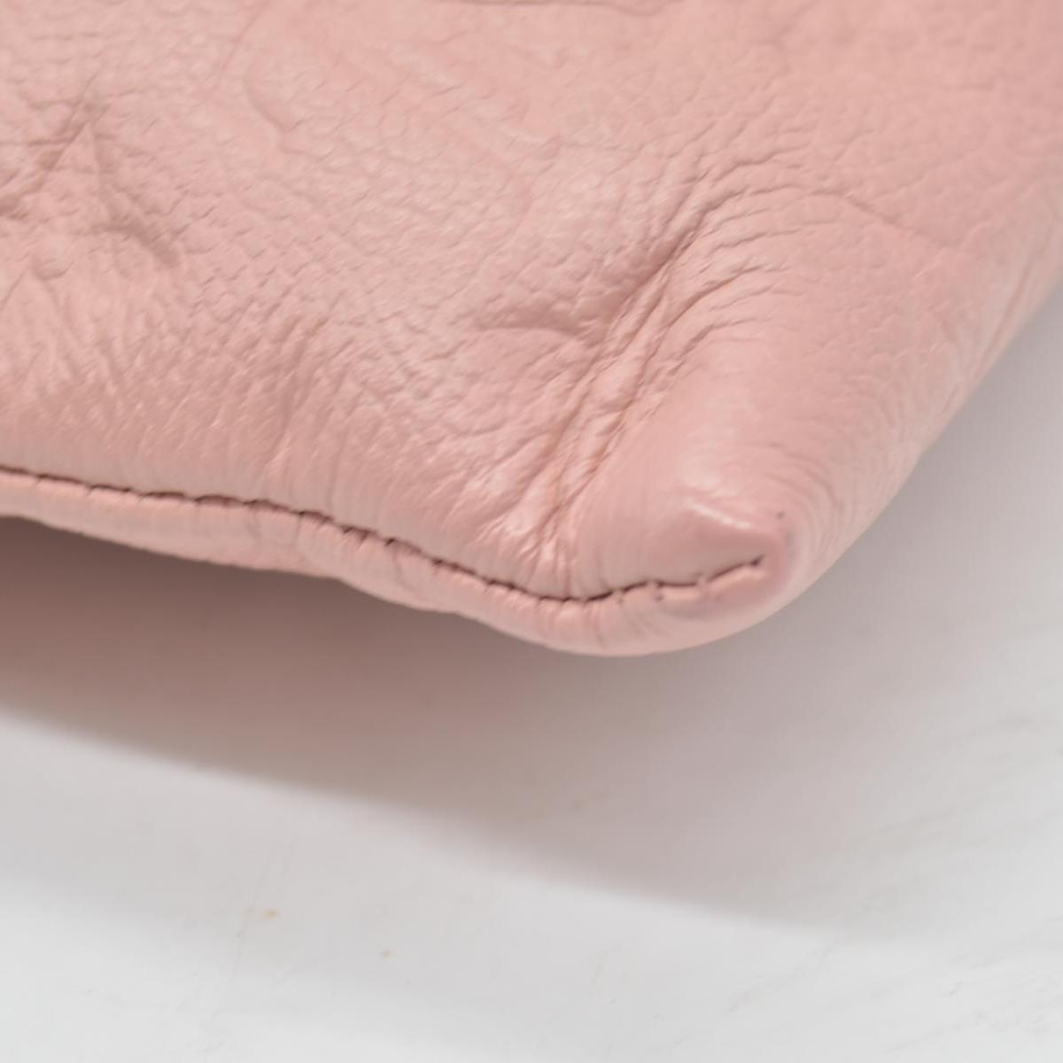$970 Louis Vuitton Empreinte Daily Pouch Rose Poudre
