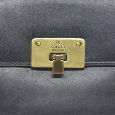 $490 GUCCI Black Leather Bi-fold Wallet CONSIGNMENT