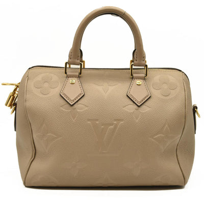 Louis Vuitton  Empreinte Monogram Giant Speedy Bandouliere 25 Tourterelle MISSING STRAP