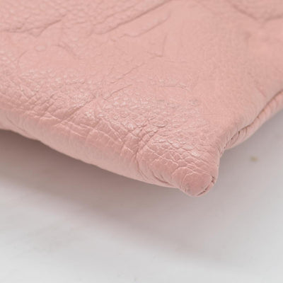$970 Louis Vuitton Empreinte Daily Pouch Rose Poudre