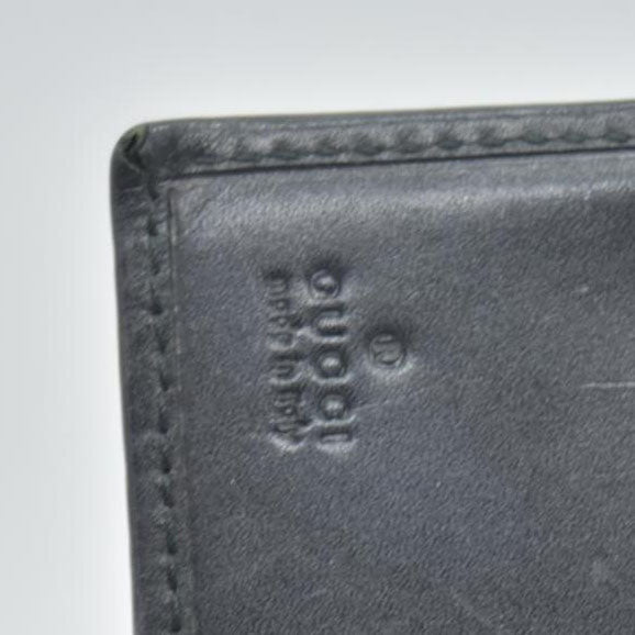$490 GUCCI Black Leather Bi-fold Wallet CONSIGNMENT