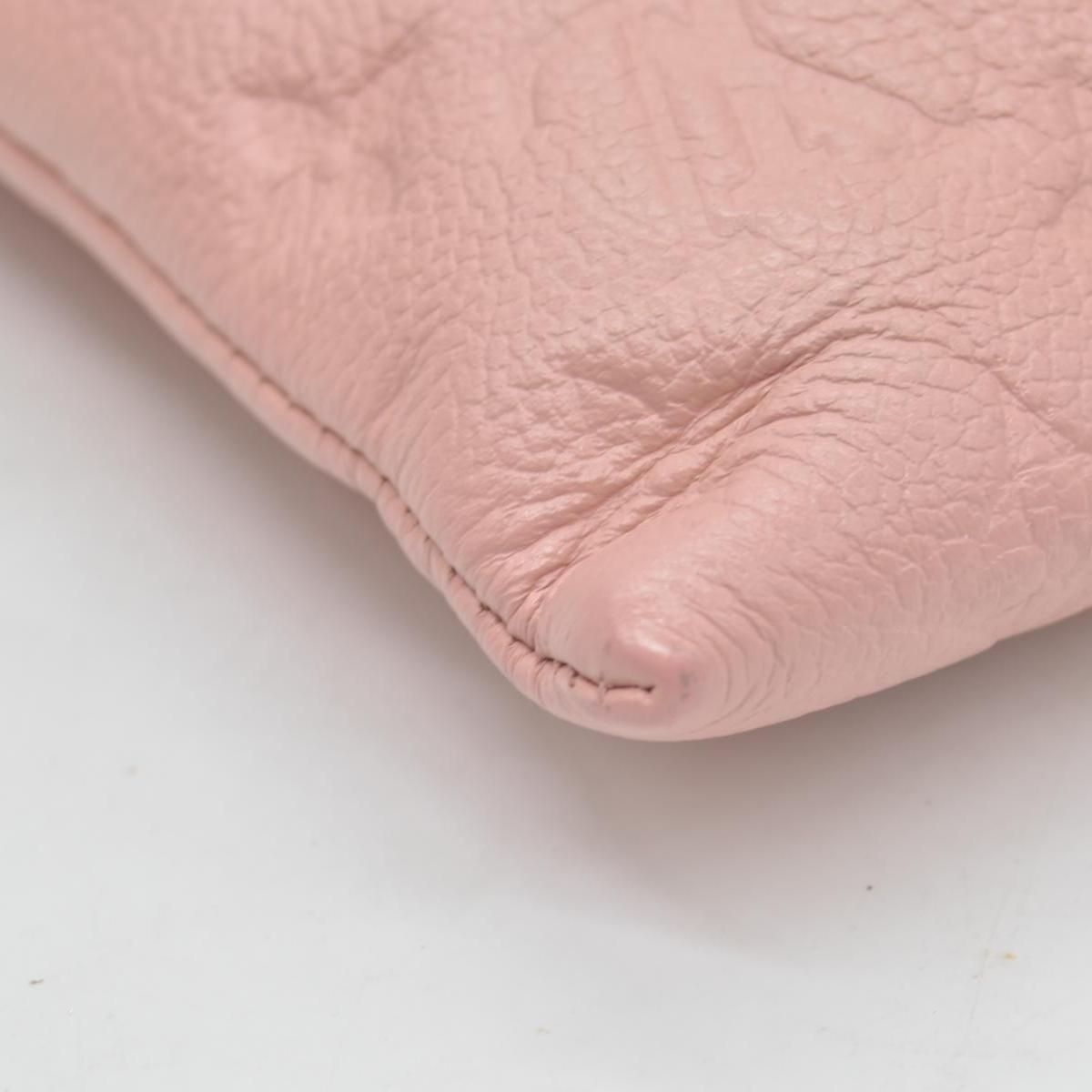 $970 Louis Vuitton Empreinte Daily Pouch Rose Poudre