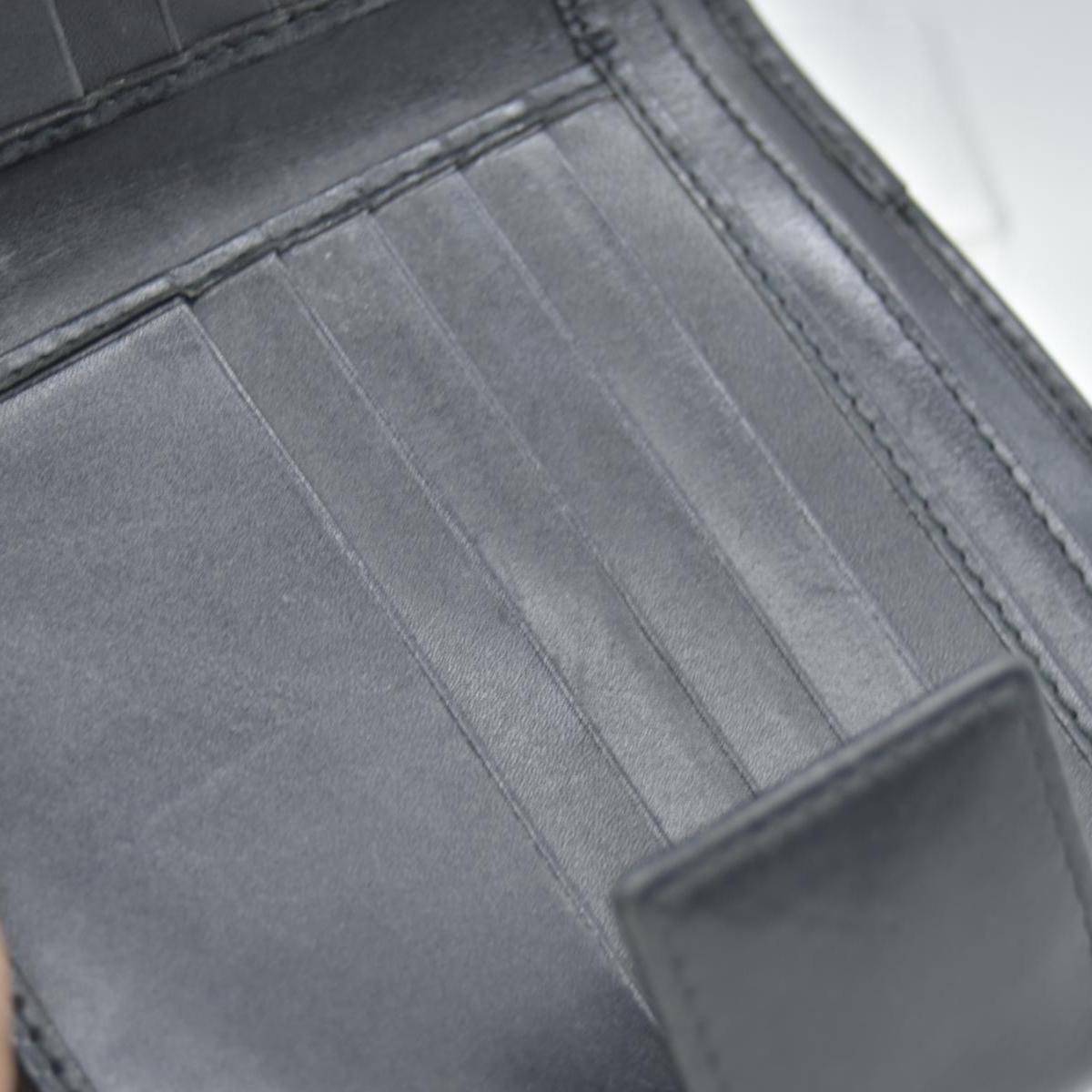 $490 GUCCI Black Leather Bi-fold Wallet CONSIGNMENT