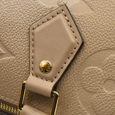 Louis Vuitton  Empreinte Monogram Giant Speedy Bandouliere 25 Tourterelle MISSING STRAP