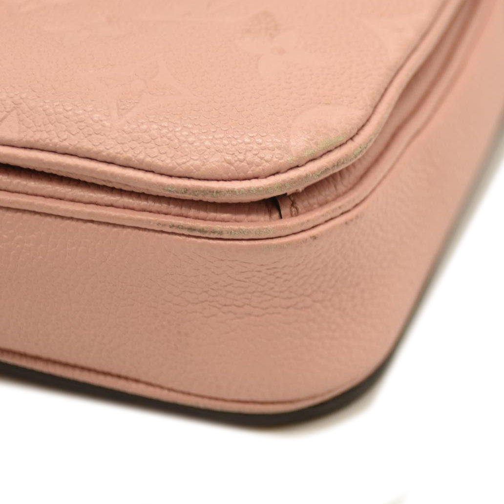 LOUIS VUITTON  Empreinte Pochette Metis Rose Poudre