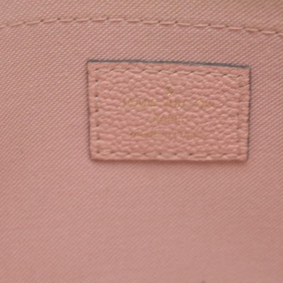 $970 Louis Vuitton Empreinte Daily Pouch Rose Poudre