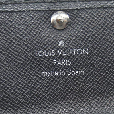 $295 LOUIS VUITTON Taiga 4 Key Multicles Key Holder Black CONSIGNMENT