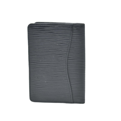 $415 LOUIS VUITTON Black Epi Leather Pocket Organizer CONSIGNMENT