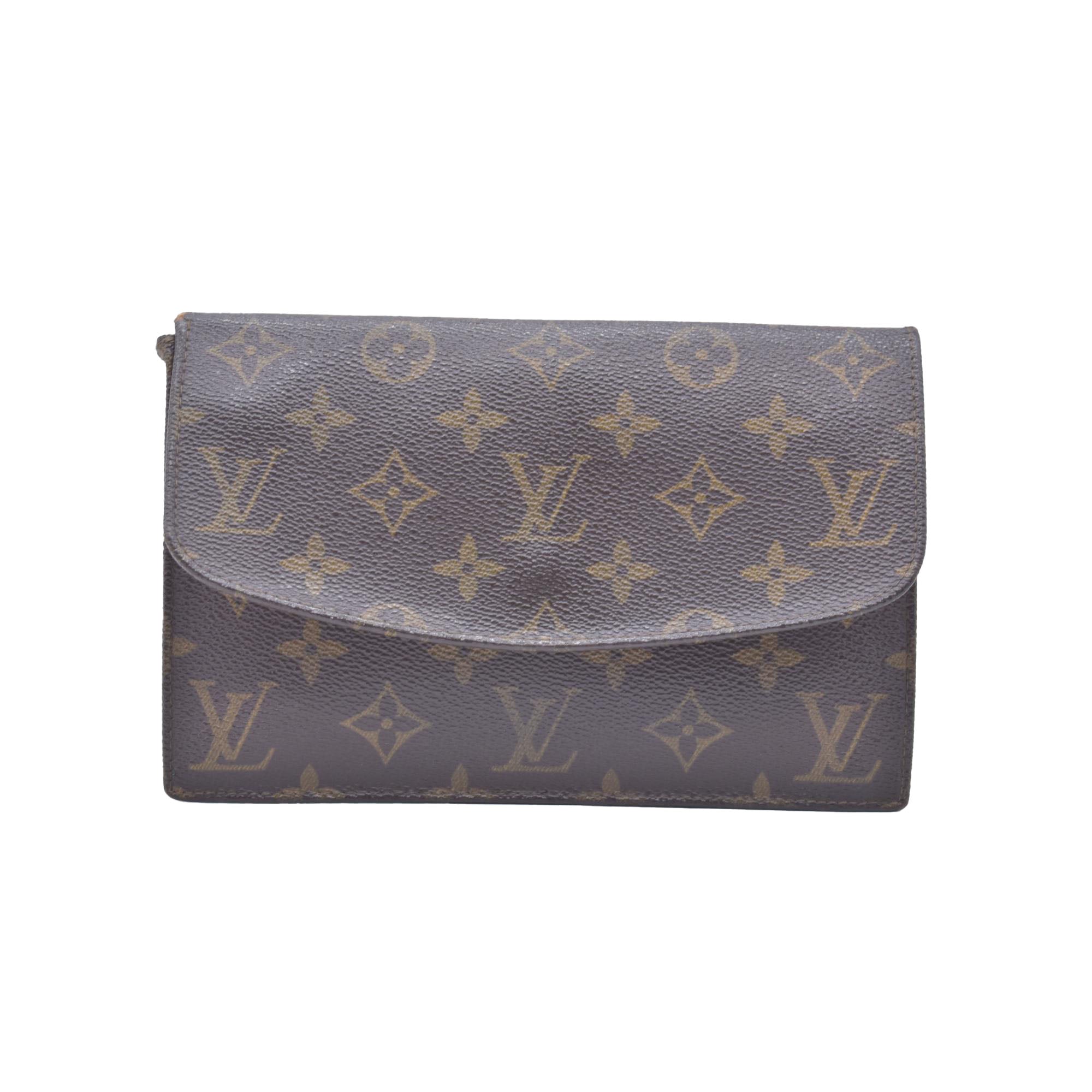 1990 LOUIS VUITTON Monogram Pochette Rabat 23 Clutch Bag AN0920